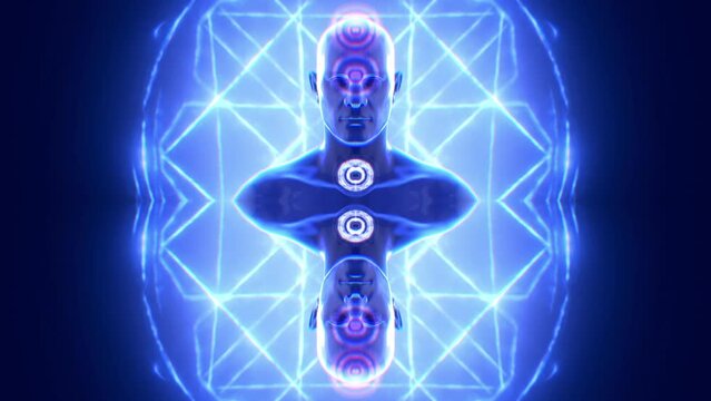 Human Chakra Energy Field