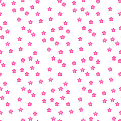 背景パターン素材　桜のシンボル（B_2_3）
