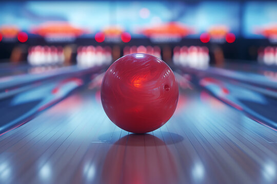 bowling ball, AI generated