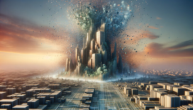 Tranquil Digital Metamorphosis