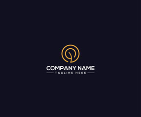 QO company logo design vector