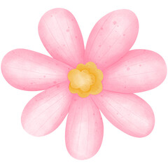 Fototapeta na wymiar Pink flowers Clipart, flowers Clipart. Download high resolution JPEG and transparent PNG images.