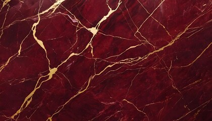 Burgundy red and gold marble block texture