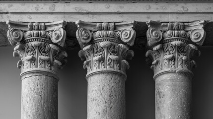 Greek and Romanian column , ionian columns, marble column, ancient civilization, rock, marble, crafting, art, Piilar