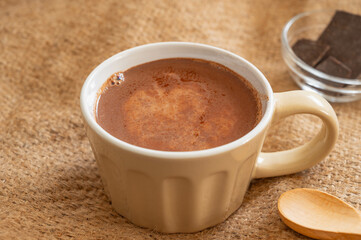 冬のティータイム　カフェモカ