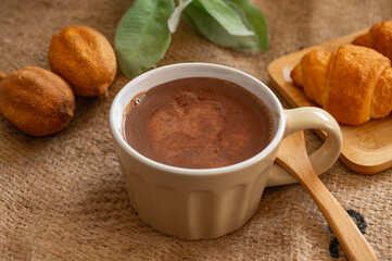 冬のティータイム　カフェモカ