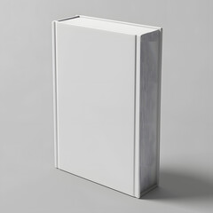mockup for the presentation of the Book. White realistic blank of A4 and A5 catalog on a gray background