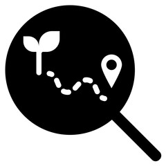 esg tracking glyph style icons