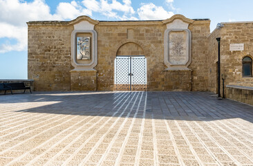 the entrance to Fort Saint Antonio (Fortino Abate di Sant'Antonio). Imperatore Augusto seafront...
