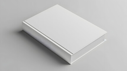 mockup for the presentation of the Book. White realistic blank of A4 and A5 catalog on a gray background - obrazy, fototapety, plakaty