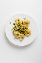 Tortellini pasta.