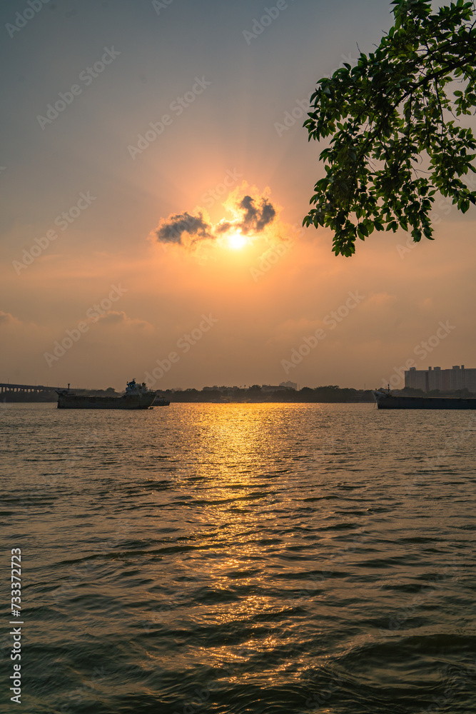 Canvas Prints Hooghly River is located in Kolkata, West Bengal