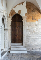 Monumental complex of  ex San Francesco della Scarpa, historic center of Bari, Puglia region...