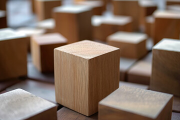 wooden blocks