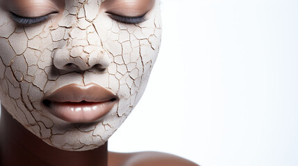 dry skin care, beauty concept model