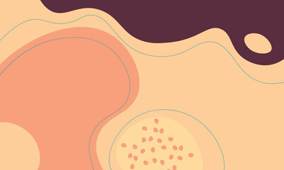 Simple flat organic background.