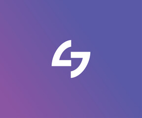 Modern creative tech logo design - letter s tech logomark