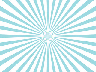 Blue and white sunburst light background with sun yellow ray. with blank copy space - obrazy, fototapety, plakaty
