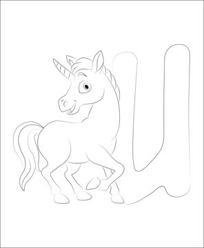 abc coloring page for kids 