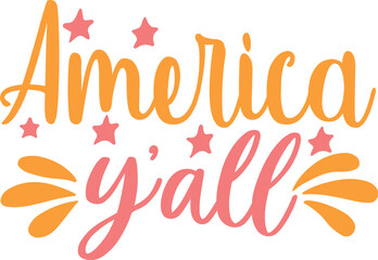 America Yall T Shirt Design