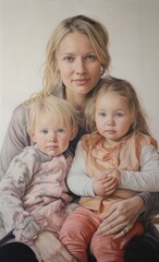 portrait of a happy family