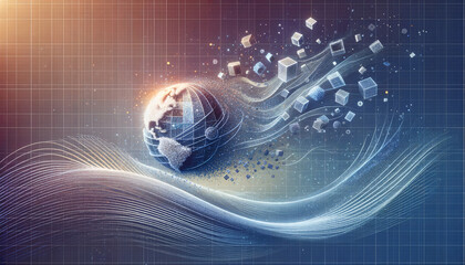 Graceful digital transformation of web development with tranquil particles