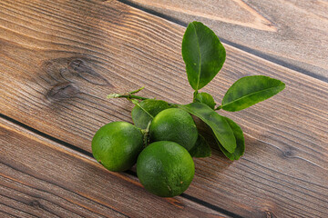 Fresh juicy ripe green lime