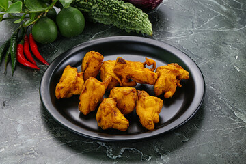 Indian cuisine - paneer pakora cheese