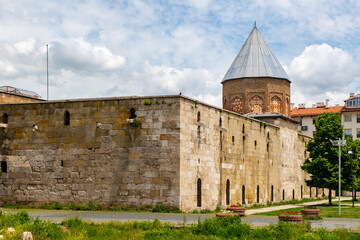 Cifte Minareli Medrese (Double Minaret Thelogical Schools). The structure is located at the city...