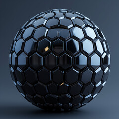 Fototapeta premium Wunderschöne glänzende Lack Kugeln in schwarz als Hintergrundmotiv