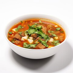 Posole soup closeup