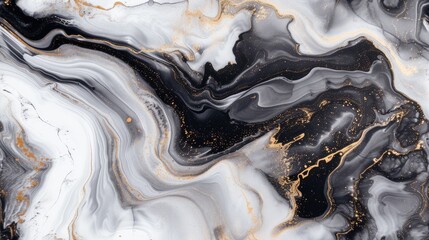 Original artwork photo of marble ink abstract art, showcasing the intricate details and smooth marbling pattern of an exemplary painting on high-quality paper texture