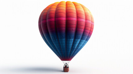 Naklejka premium Colorful Hot Air Balloon 