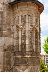 Cifte Minareli Medrese (Double Minaret Thelogical Schools). The structure is located at the city...