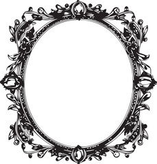 Frame. Hand drawn vector illustration	