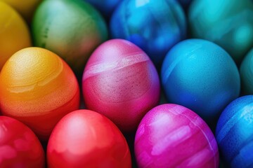Fototapeta na wymiar Colorful Easter eggs.