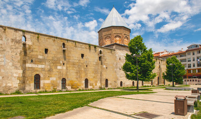 Cifte Minareli Medrese (Double Minaret Thelogical Schools). The structure is located at the city...