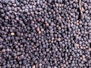 Black pepper corns from the Grand Baazar