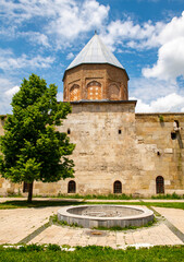 Cifte Minareli Medrese (Double Minaret Thelogical Schools). The structure is located at the city center. The structure has the biggest portal among the other theological schools in Anatolia. Sivas .