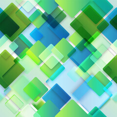 Seamless vector background of different color squares