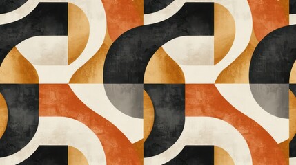 Abstract aesthetic modern background with vintage warm colors.