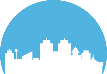 Silhouette Skyscraper Illustration