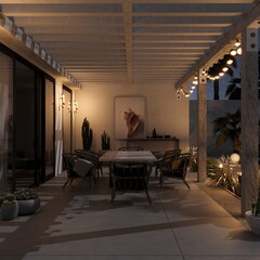 котедж у моря, вилла в Испании, романтика, красивый дом у океана