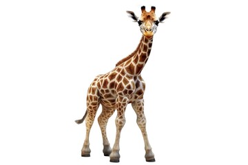 Baby giraffe on transparent background png
