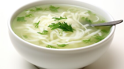 Savoring Serenity: A Culinary Symphony of a Soup Bowl and Its Spoon