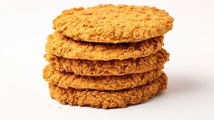 Culinary Castle: A Delightfully Stacked Symphony of Healthy Cookies