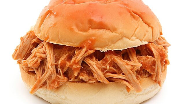 Savory Symphony: An Epic Close-Up of a Succulent Pulled Pork Masterpiece