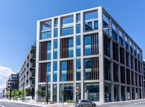 The Sorting Office, a newly completed office block in Cardiff Lane,Dublin, Ireland where the social media company TikTOk will be based.