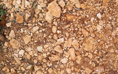 Rocky natural background.