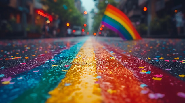 Celebrating pride month. LGBTQ community, support, gay pride month, Equality symbols